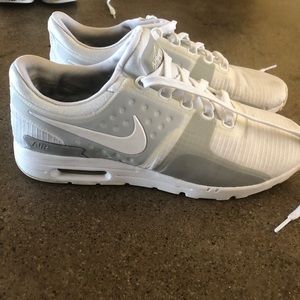 Customized white nike air max